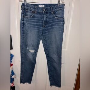 Moussy Blue Distressed Women Jeans